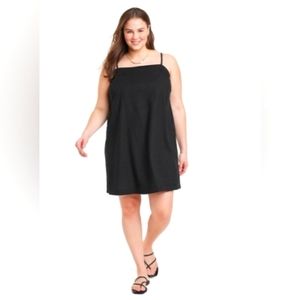 NWT, A New Day Taget brand, black linen mini dress. XXL